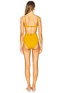 view 3 of 4 Acacia Textured Scoop Bikini in Mustard