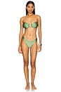 view 2 of 4 Rhiannon Knot Trim Bikini Set in Sage