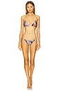 view 1 of 3 Rhiannon Mini Triangle Bikini Set in Spliced