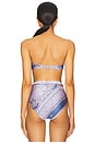 view 4 of 5 TOP BALCONET LUCKY in Blue Bandana