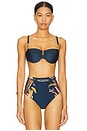 view 1 of 5 Ascension Balconette Top in Dark Blue