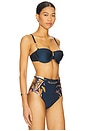view 2 of 5 Ascension Balconette Top in Dark Blue