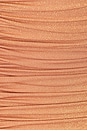 view 5 of 5 Coco Metallic Drape Bow One Piece Swimsuit in Shell Pink