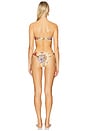 view 5 of 6 Coco Scarf Tie One Piece Swimsuit in Tan Multi Floral