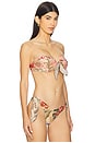 view 3 of 5 Coco Scarf Tie Bikini Top in Pink Multi Floral