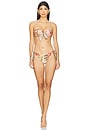 view 5 of 5 Coco Scarf Tie Bikini Top in Pink Multi Floral