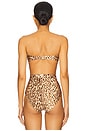 view 4 of 5 Cascadian Balconette Top in Tan Leopard