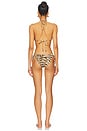 view 3 of 3 Wanderlust Ring Tie Bikini Set in Zebra