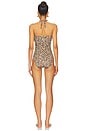 view 3 of 3 Wanderlust Wide Link One Piece Swimsuit in Leopard