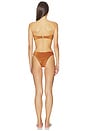 view 3 of 4 Daylight Metallic Trim Bikini Set in Toffee