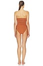 view 3 of 4 Daylight Braided Gathered One Piece Swimsuit in Copper