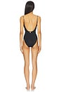 view 3 of 4 Daylight Chain Scoop One Piece Swimsuit in Black