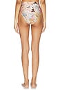 view 3 of 4 Daylight Tie High Waist Bikini Bottom in Patch Multi
