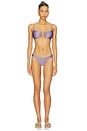 view 2 of 4 Indra Bamboo Trim Bikini in Dusty Lilac