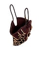 view 4 of 4 Goldentime Medium Ruffle Tote in Chocolate