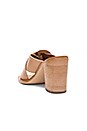 view 3 of 5 Buckled Mule in Natural Tan