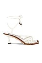 view 1 of 5 Skinny Strap Tie Sandal in Off White