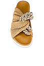 view 4 of 5 Interlock Rope Sandal in Camel