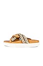 view 5 of 5 Interlock Rope Sandal in Camel