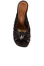 view 4 of 5 Gleam Mule in Dark Brown