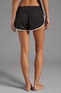 view 3 of 6 Oli Tie Front Shorts in Ivory/Black in Ivory & Black