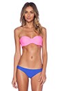 view 1 of 3 Taylor Underwire Bikini Top in Neon Pink