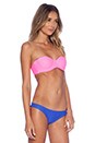 view 2 of 3 Taylor Underwire Bikini Top in Neon Pink