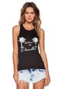 view 1 of 3 Welcome to Paradise Classic Tank in Pirate Black