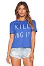 view 1 of 3 T-SHIRT FORME CARRÉ in Dazzling Blue