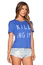 view 2 of 3 T-SHIRT FORME CARRÉ in Dazzling Blue