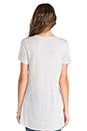 view 3 of 4 Creme De La Creme Tee in Heather Grey