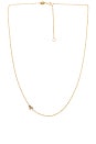 view 1 of 2 Mini Diamond Asymmetrical Necklace in Gold