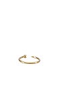 view 4 of 4 Diamond Nail Cuff Ring in Gold