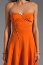 view 5 of 6 Strapless Dress in Orange