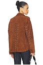 view 1 of 6 CHAQUETA JEBEL in Camel Suede