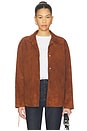 view 2 of 6 CHAQUETA JEBEL in Camel Suede