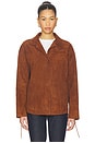 view 3 of 6 CHAQUETA JEBEL in Camel Suede