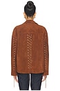 view 5 of 6 CHAQUETA JEBEL in Camel Suede