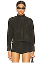 view 1 of 4 x REVOLVE Remon Suede Jacket in Olive Green
