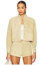 view 1 of 5 x REVOLVE Cropped Suede Jacket in Butter Yellow