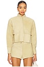 view 2 of 5 x REVOLVE Cropped Suede Jacket in Butter Yellow