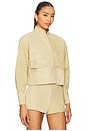 view 3 of 5 x REVOLVE Cropped Suede Jacket in Butter Yellow
