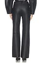 view 5 of 6 Lace Up Pants in Black Leather