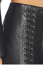 view 7 of 6 Lace Up Pants in Black Leather