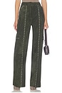 view 1 of 6 Studded Sammy Pants in Olive Suede