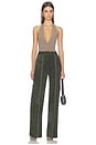 view 6 of 6 Studded Sammy Pants in Olive Suede