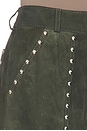 view 7 of 6 Studded Sammy Pants in Olive Suede