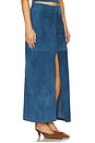 view 2 of 6 Berlin Long Skirt in Jean Blue