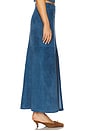 view 3 of 6 Berlin Long Skirt in Jean Blue