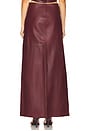 view 4 of 6 SAIA MAXI DE COURO LAUREL in Burgundy